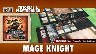 Mage Knight: Tutorial & Playthrough. Featuring new playmats!