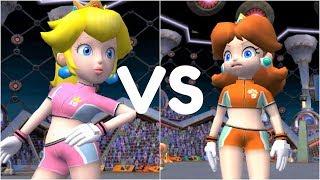 Super Mario Strikers - Peach vs Daisy - GameCube Gameplay (720p60fps)