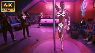 Cyberpunks beautiful Pole dancers| 4K Cyberpunk 2077 nude Mods