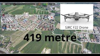 SJRC F22 S PRO Drone Height Record Attempt