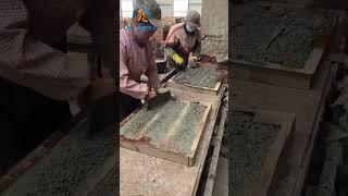 Culture stone production process