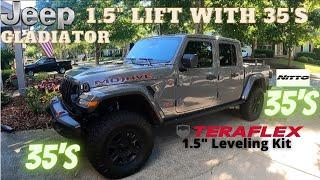 Lifting the 2021 Jeep Gladiator Mojave While Maintaining the Factory Suspension.  35 Inch Tires.