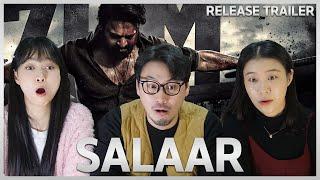 (Sub)Korean Actor & Actress React to Salaar Release Trailer Hindi | Prabhas | Prithviraj | Prashanth