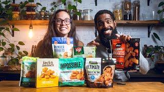 Vegan Chicken Nugget Taste Test PART 2! | All New Brands!