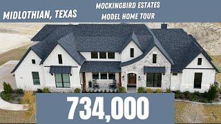 Would you move to Texas to live in this home on an acre of land Near Dallas in Midlothian, TX?