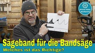 Das richtige Sägeband für Deine Bandsäge⏐kleine holzwerkstatt