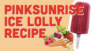 Beetroot Pink Sunrise Ice Lolly Recipe