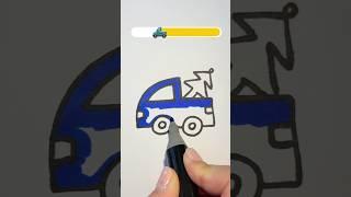 How to draw a truck with a Christmas tree  Step by step Drawing