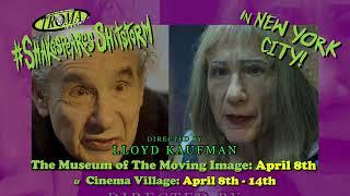 Lloyd Kaufman's final film hits NYC! (Troma's The Tempest!)