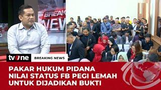 Bukti Status FB Sangat Lemah untuk Membuktikan Pegi Terlibat Kasus Vina dan Eky | tvOne