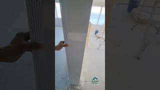 como instalar guardavivos de plástico en paredes de yeso laminado