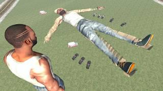 Franklin Found Giant Franklin Body Print in Indian Bike Driving 3D