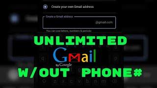 How To Create Gmail Without Phone Number Verification 2023 | On Mobile