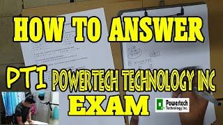 QUESTION AND ANSWER SA PTI TAIWAN? HOW TO ANSWER PTI EXAM? POWERTECH TECHNOLOGY INC.  juardtv