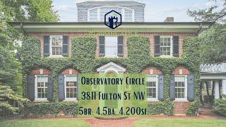 #VideoOpenHouse: 3811 Fulton St NW - A Gracious Estate in Observatory Circle