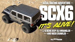 Axial Racing RC Adventure - 1/6 SCX6 Jeep JLU Wrangler Rubicon 4WD Rock Crawler - It's Alive!