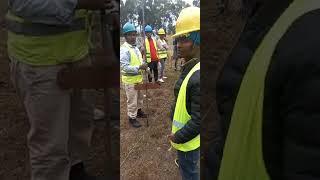 Ethiopian Road Administration Ginchi training center field practice.