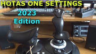 Xbox 2020: All my Hotas One Settings & Sensitivities - 2023 Edition!