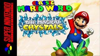 [Longplay] SNES - Classic Mario World: The Magic Crystals [Hack] [100%, ALL EXITS] (4K, 60FPS)