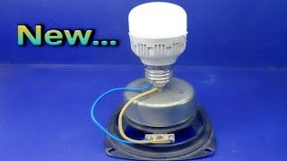 Experiment Free Energy Generator With Speaker 100% For New Ideas 2020