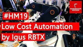 Hannover Messe 2019 - Robolink DP & Low Cost Automation by Igus RBTX