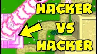 HACKER VS HACKER :: HYPERSONIC 100X TEMPLES VS INFINITE MONEY HACKER! - Bloons TD Battles