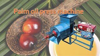 palm fruit oil processing plant/palm oil press machine