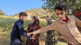 The groom reaching her bride after enduring many hardships