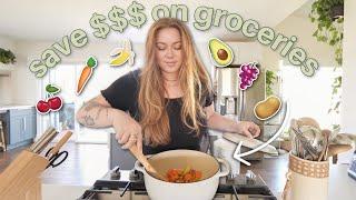 How I Actually Cut my Grocery Bill IN HALF ‍🟫 (Waste Less Spend Less)