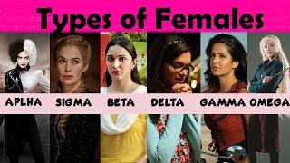 6 Female Personalities/ Types of female/ Socio Sexual Hierarchy