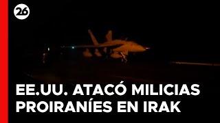  URGENTE  - AHORA | EEUU ataca milicias proiraníes en Irak y Siria