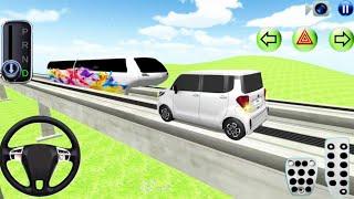 New Kia Ray Mini car Driving On Monorail Trail - 3D Driving Class - Android gameplay#cargame #game