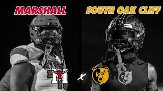 #TXHSFB Marshall vs #1 South Oak Cliff 5A DFW BATTLES ETX 2024 Texas High School Football Playoffs