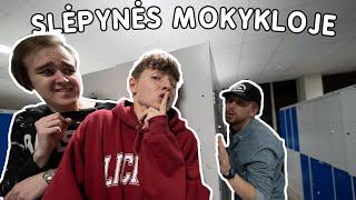 SLĖPYNĖS MOKYKLOJE | Edvisss, Talžūnas, Gretasweet, STIMOMEDIA, butomis, Silvija | Pildyk