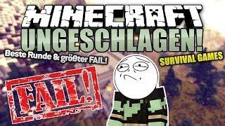 Hammer Runde & größter FAIL in einem! - Minecraft UNGESCHLAGEN #54 Survival Games | ungespielt