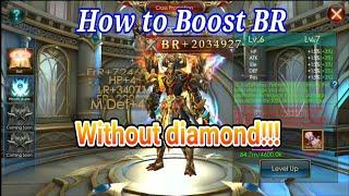 HOW TO BOOST BR WITHOUT DIAMOND!! LEGACY OF DISCORD