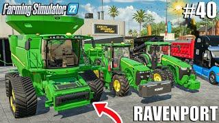 BUYING NEW HARVESTER FOR THE FARM | Ravenport #40 | Farming Simulator 22