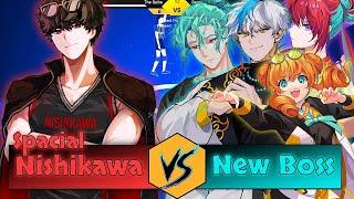 The Spike Volleyball 3x3 !! Black Nishikawa Vs New Boss !! Full Gameplay !! The Spike 5.8.111