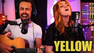 (Chill Acoustic Duet) 'Yellow' - Coldplay | Leon Bratt & Carmela