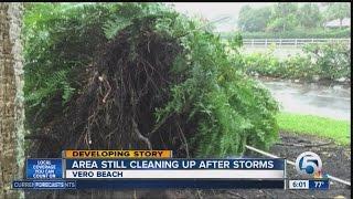 Storms batter Treasure Coast, Palm Beach County