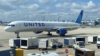 Chicago (ORD) ~ Los Angeles (LAX) - United Airlines - Boeing 757-300 - Full Flight