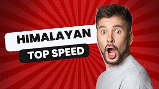 Royal enfield Himalayan 411 - Top speed GPS