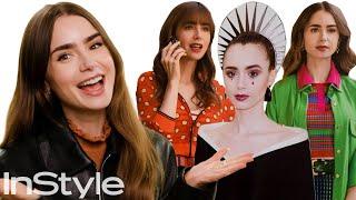 Lily Collins Reacts to Her Best Looks, from 'Emily in Paris' to Met Gala | Life Size | InStyle