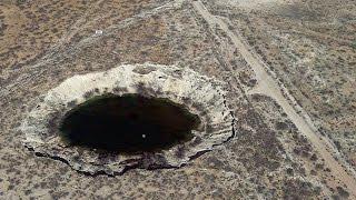 Giant sinkholes near Wink, Texas; Sinkhole swallows entire city street in China - Compilation