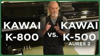 Demonstrating Kawai's Top Upright Pianos: K-500 AURES 2 & K-800