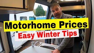 Motorhome Prices, Tips And A Load Of Rubbish