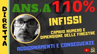 Superbonus - Infissi- Cambio dimensioni e numero- Nuovo capitolo dell saga? - Diretta 11-02-2021