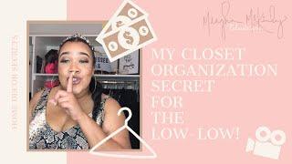 HOME ORGANIZATION SECRETS! | HOW I ORGANIZED MY CLOSET IN MY NEW L.A. APARTMENT