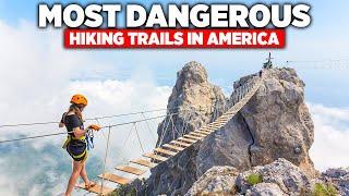 10 Most DANGEROUS Hiking Trails In America.. (Travel Guide Documentary) Sports Locations