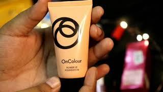 Oriflame Oncolour power up foundation warm ivory 279rs/- || Sangeetha phebe